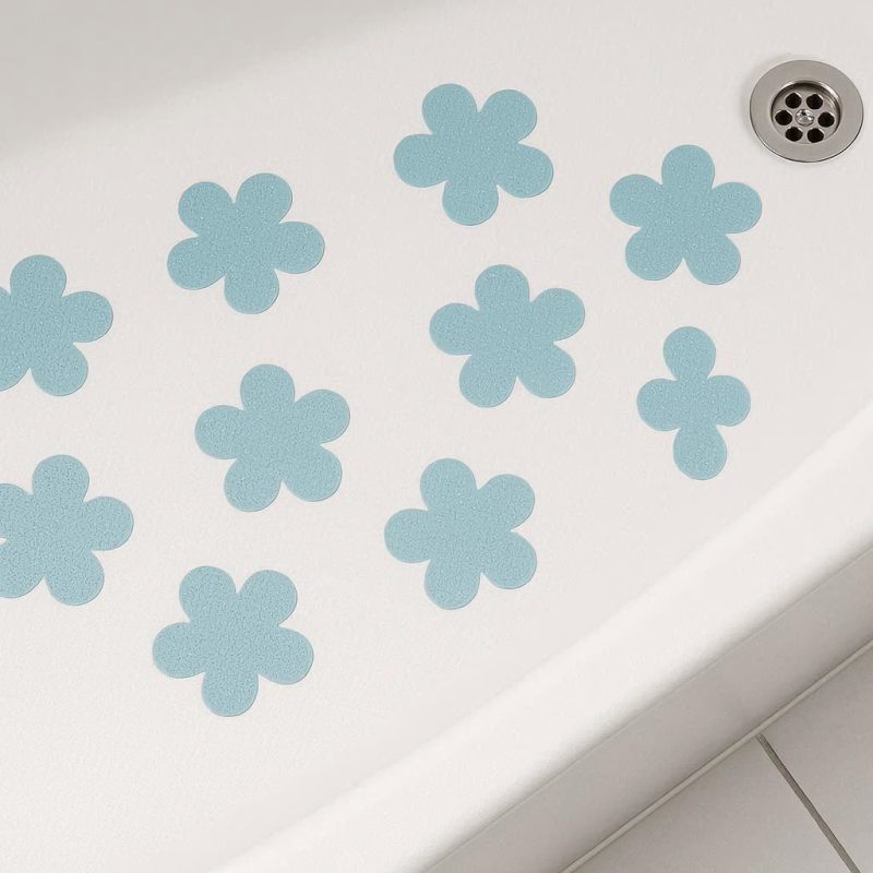 13 Non Slip Shower Stickers for Bathtub and Bathroom Floor Safety