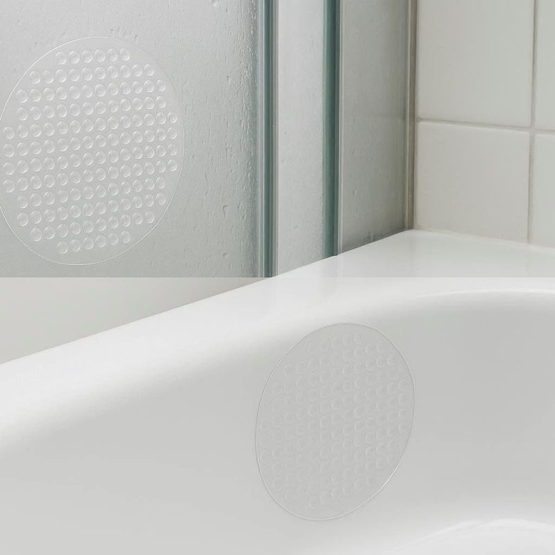 15 Transparent Non Slip Stickers for Glass Shower Doors and Bathtub Surfaces
