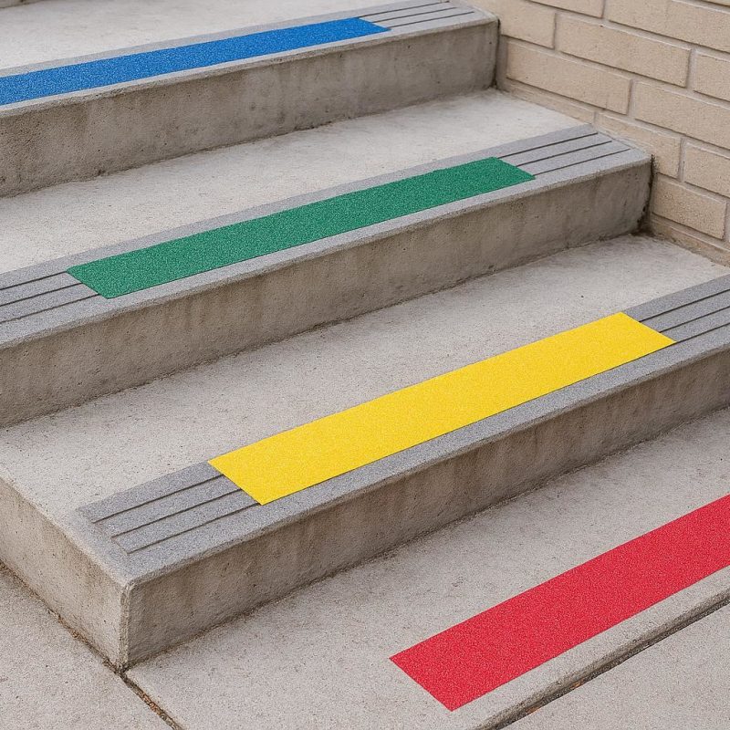 16 Colored Non Slip Tape for Indoor and Outdoor Staircase Safety Decoration