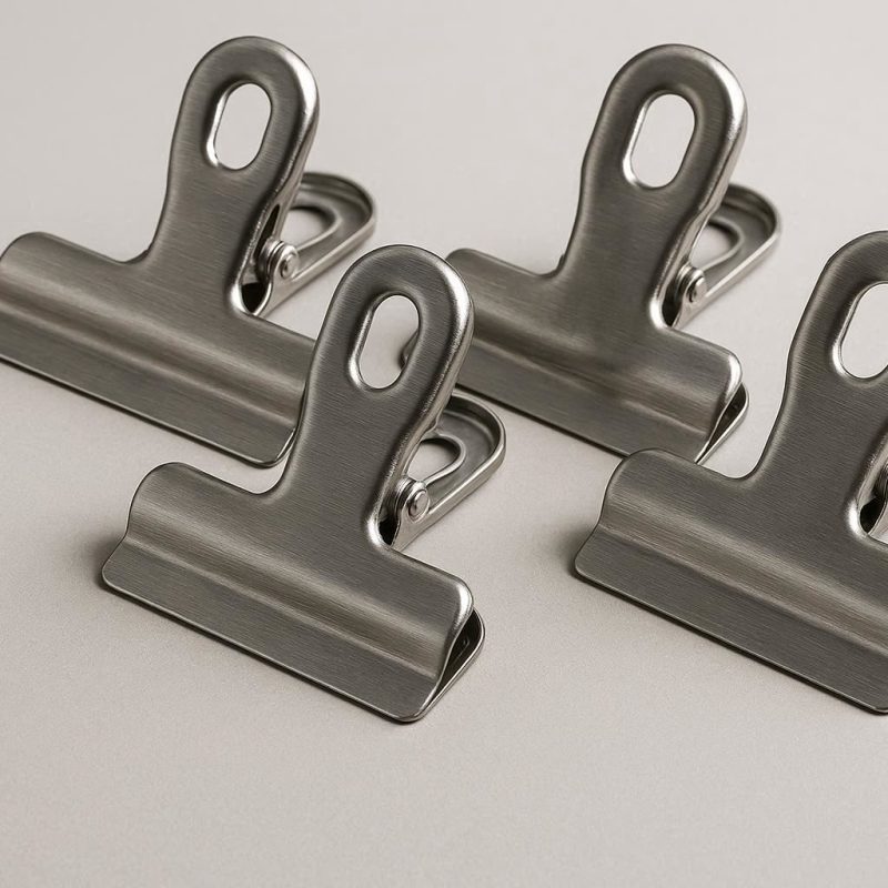 Heavy Duty Stainless Steel Seal Clips for Airtight Food Storage and Organization